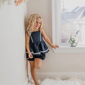 Closet Clearout - Girl’s Navy Bloomer Set
